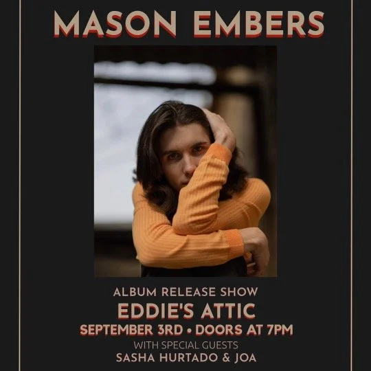 Album release Show at Eddie's Attic on 9/3/2023