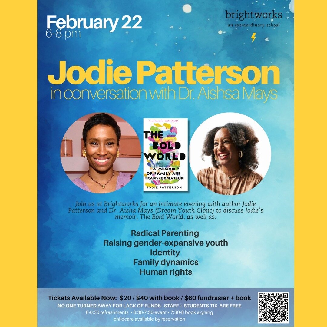 Join us on February 22nd, 6-8pm, for a live event with author, activist and Human Rights Campaign Advocate Jodie Patterson in conversation with Dr. Aisha Mays, the Bay Area's own physician and reproductive justice advocate! Their conversation will ce