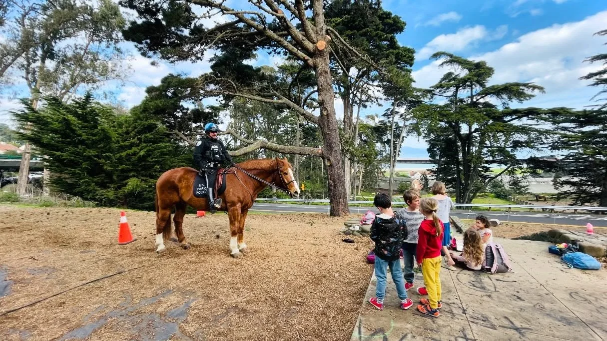 It&rsquo;s a beautiful day in our neighborhood and we were delighted to see officer Eric and one of our NEIGHbors!