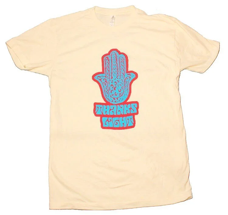 Got these bad boiz back in stock! Cruise on over to our store to git you one ✋🏻👁🤚🏻electric blue on red atop a cream shirt 🦙✨