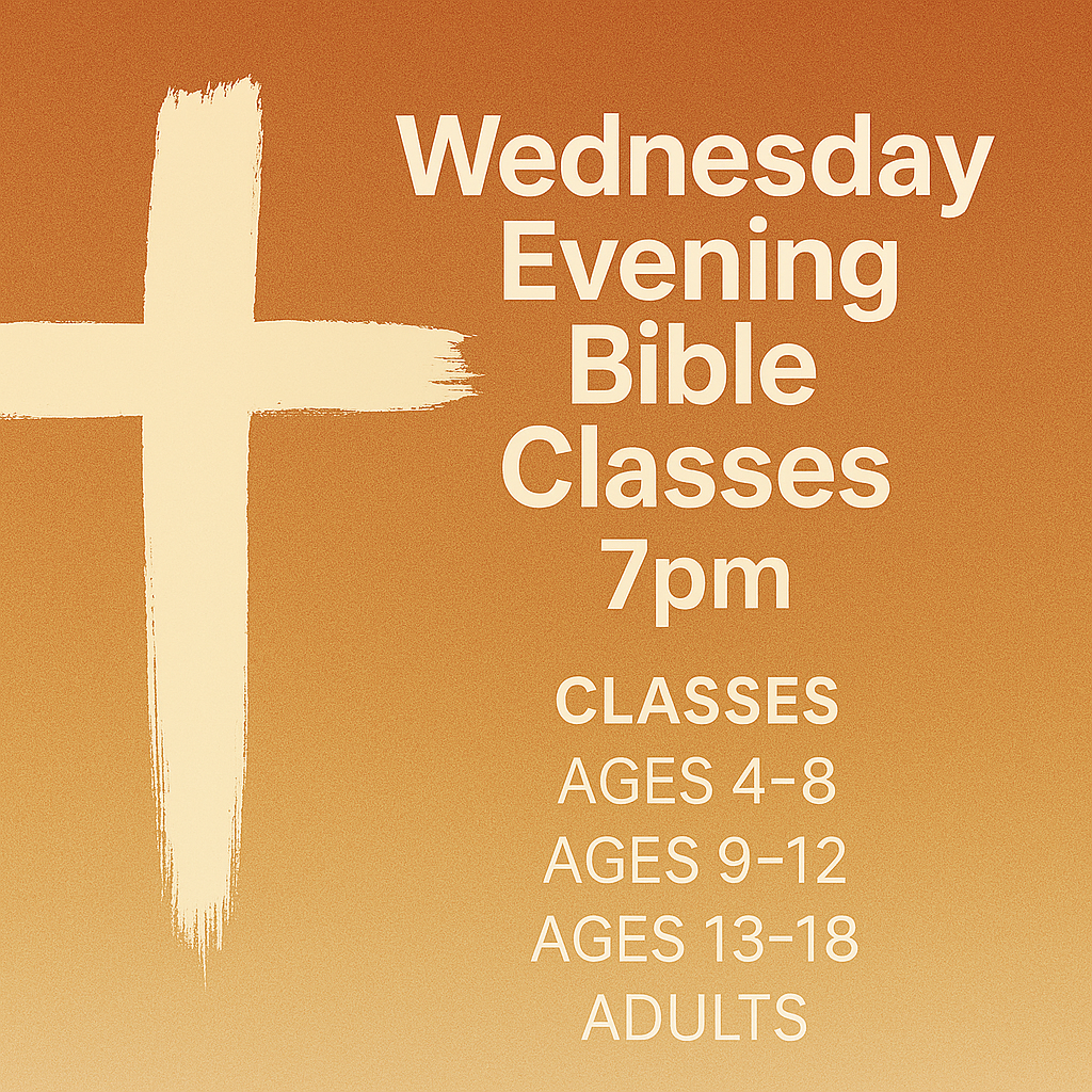 Wednesday Evening Bible Study 