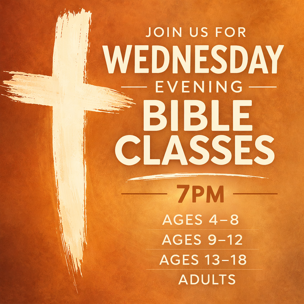 Wednesday Evening Bible Study