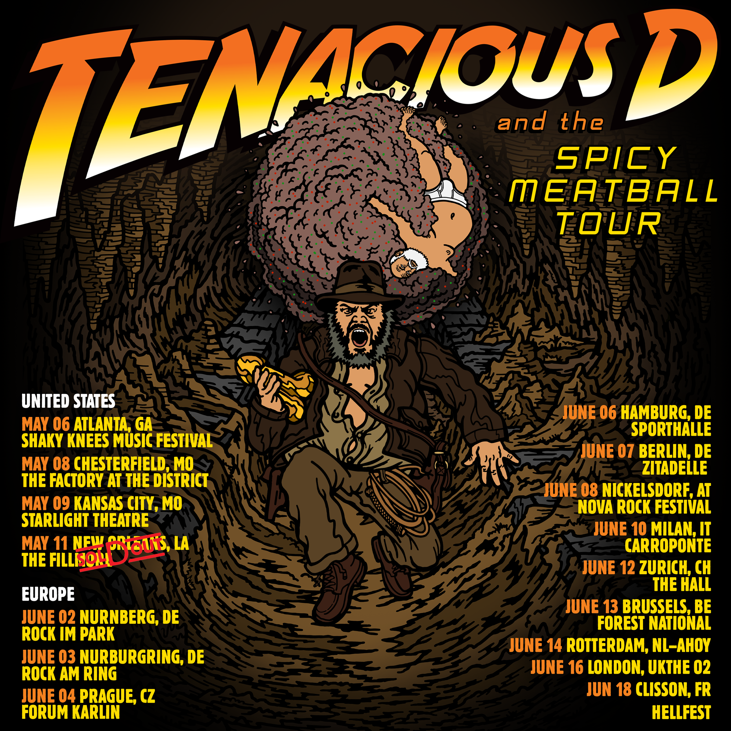 THE SPICY MEATBALL US &amp; EU TOUR