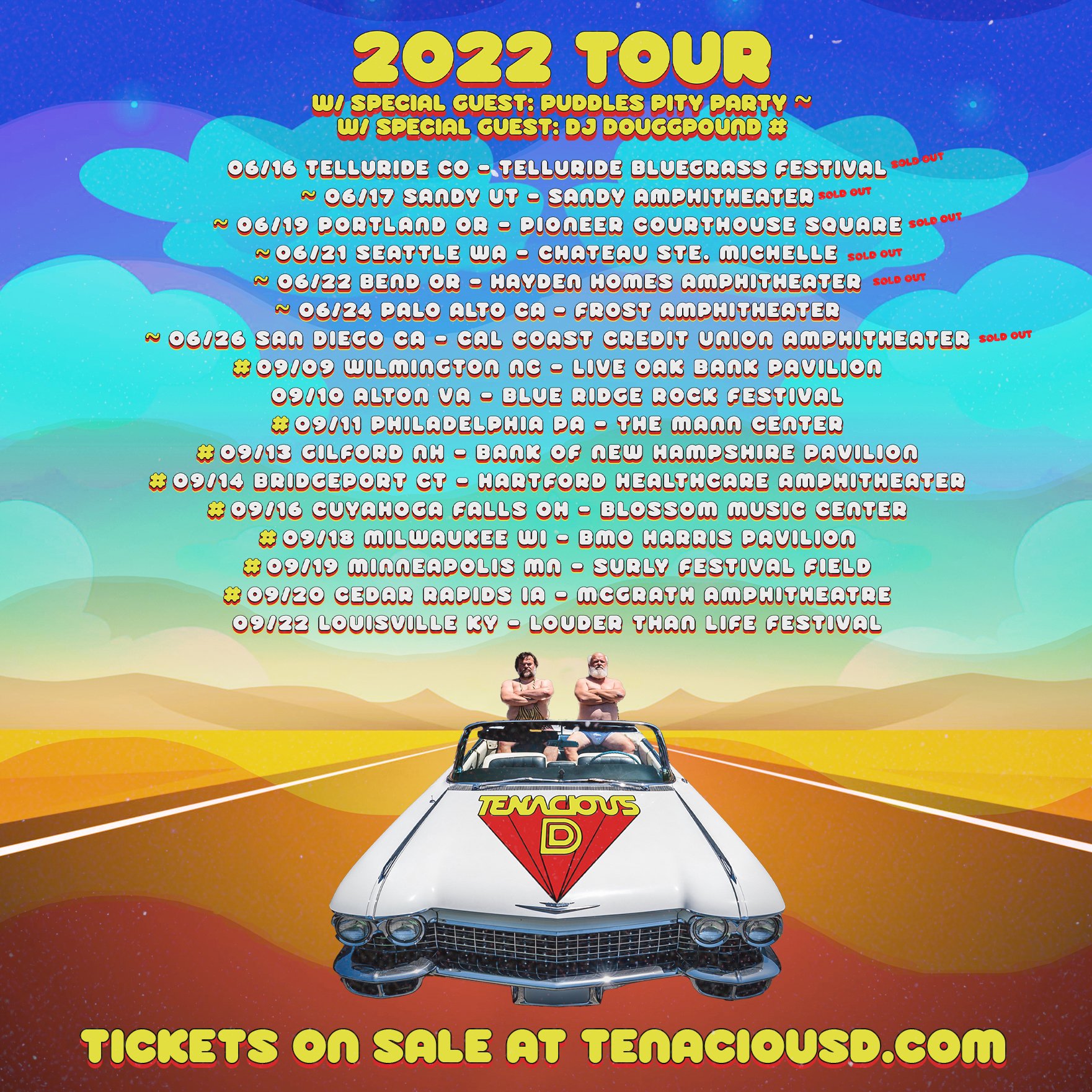 Tenacious D announce European tour dates for 2023