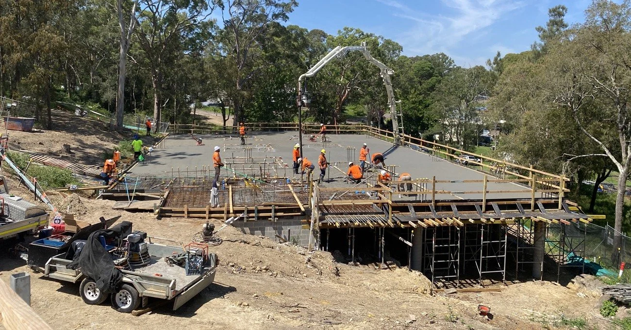 It is all happening here at CRU Lake Mac! Last week we poured the concrete base for our new meeting room as Stage 2 of our construction project took its next big step! We&rsquo;re thankful for those who prayed for clear skies and to God who answered 