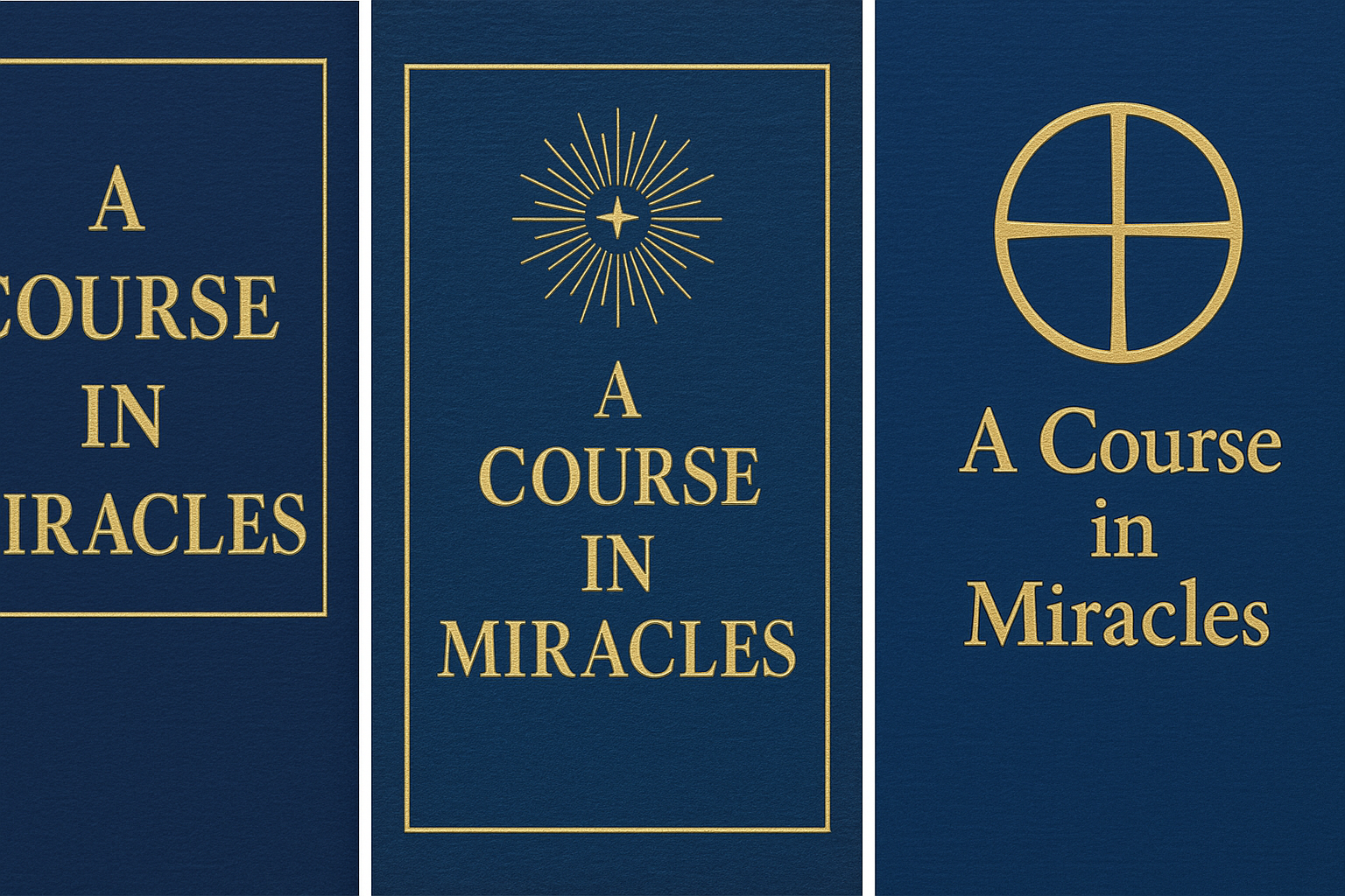 A Course in Miracles Covers.png