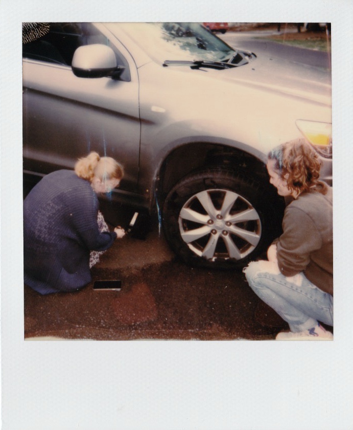  Marisa Romano and Alaina Hill  March 2019  Shot on Polaroid OneStep+ 
