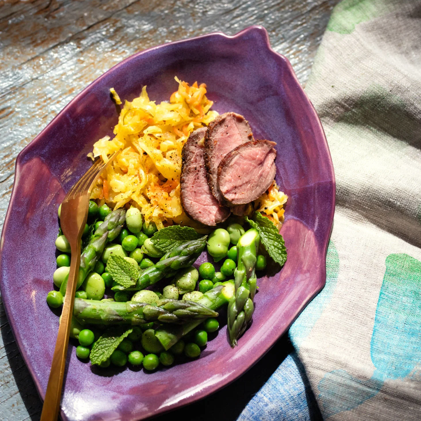 Lamb and Sauerkraut Salad by Lauraine Jacobs