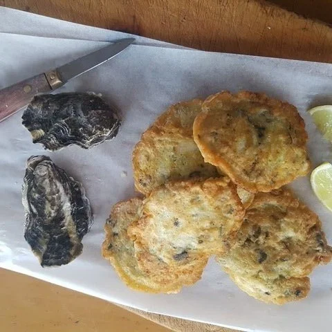 LAURAINE JACOBS OYSTER FRITTERS