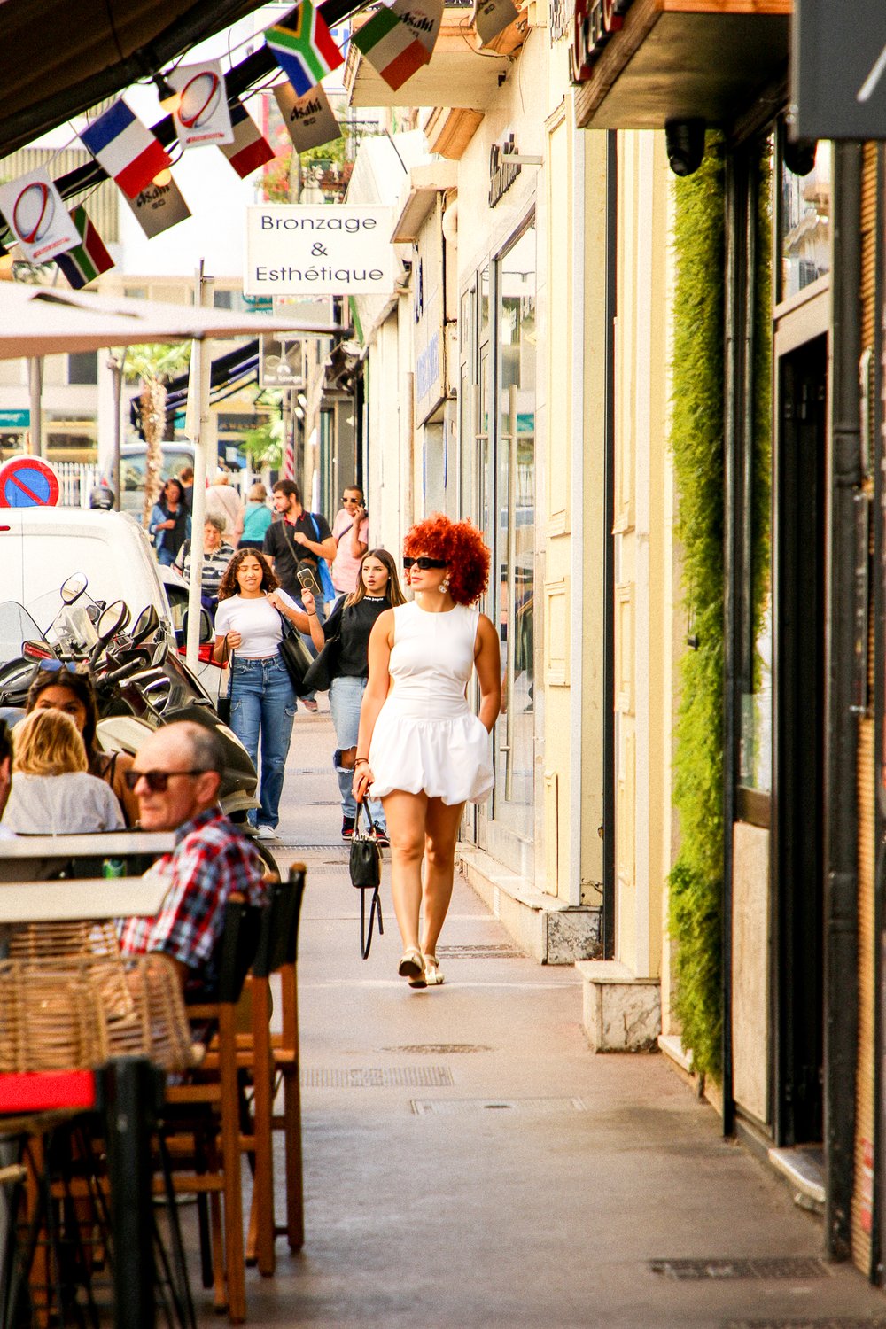 Jessica Morrobel visiting Cannes, France