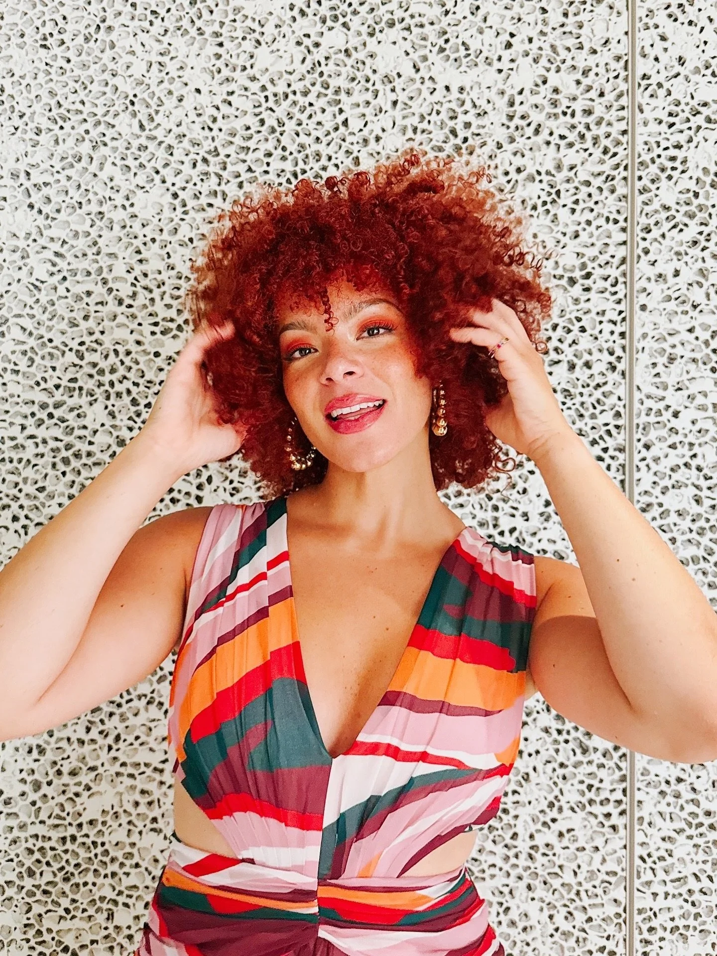 Embrace your curls no matter where you go 💕

Wearing a @patbo dress to dinner at Test Kitchen on @virginvoyages, an experimental kitchen on the vessel.

#naturallycurly #curlyhairstyles #embraceyourcurls #bigcurlyhair #curlyhairgoals #curldefinition