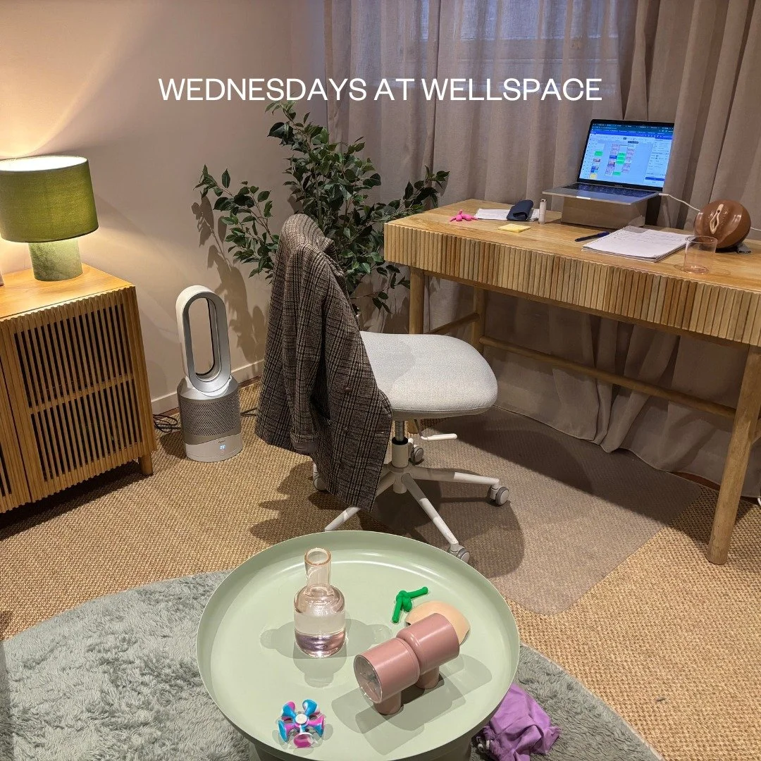 On Wednesdays we WellSpace! 

Come for the therapy. Stay for the hot tea, aromatherapy, nice tunes and the most pleasing aesthetics! 

Located just off Brunswick Street in Fitzroy - the perfect spot, really.

Image description: A photo of a therapy r