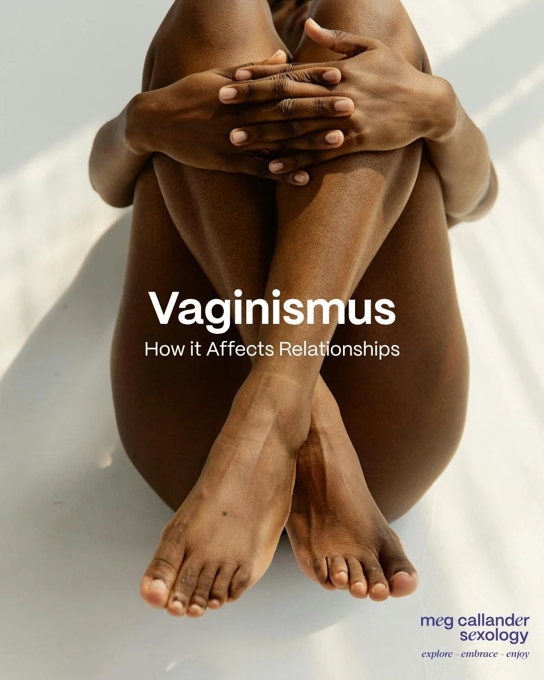 While vulva owners bear the direct brunt of vaginismus, it's important to recognise that their partners also grapple with a range of effects. 

Photo Credit: Darina Belonogova

Image Description

Image 1: A photograph of person lying on their back an