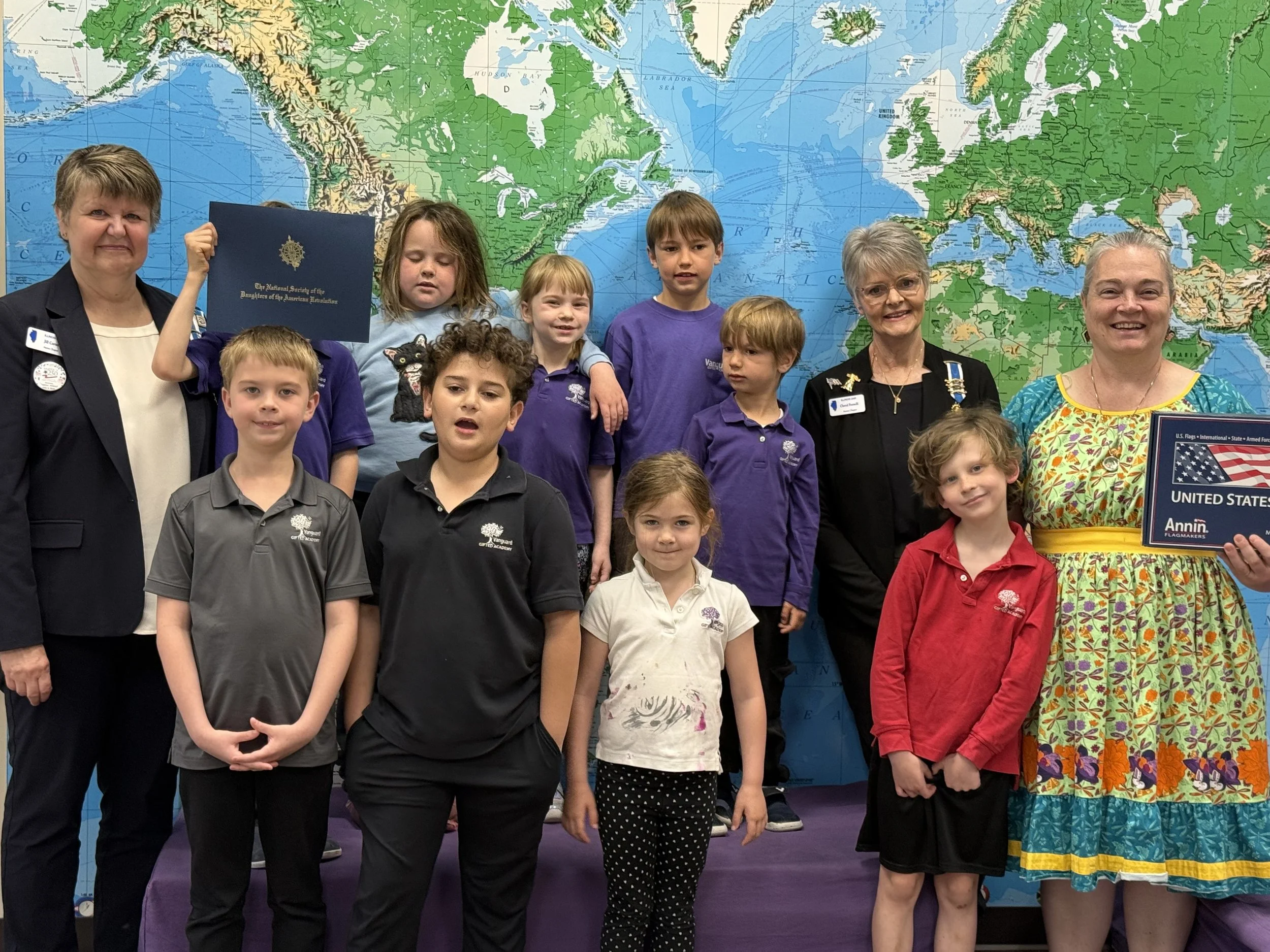 Bringing History to Life: Vanguard Gifted Academy Welcomes the DAR for America250