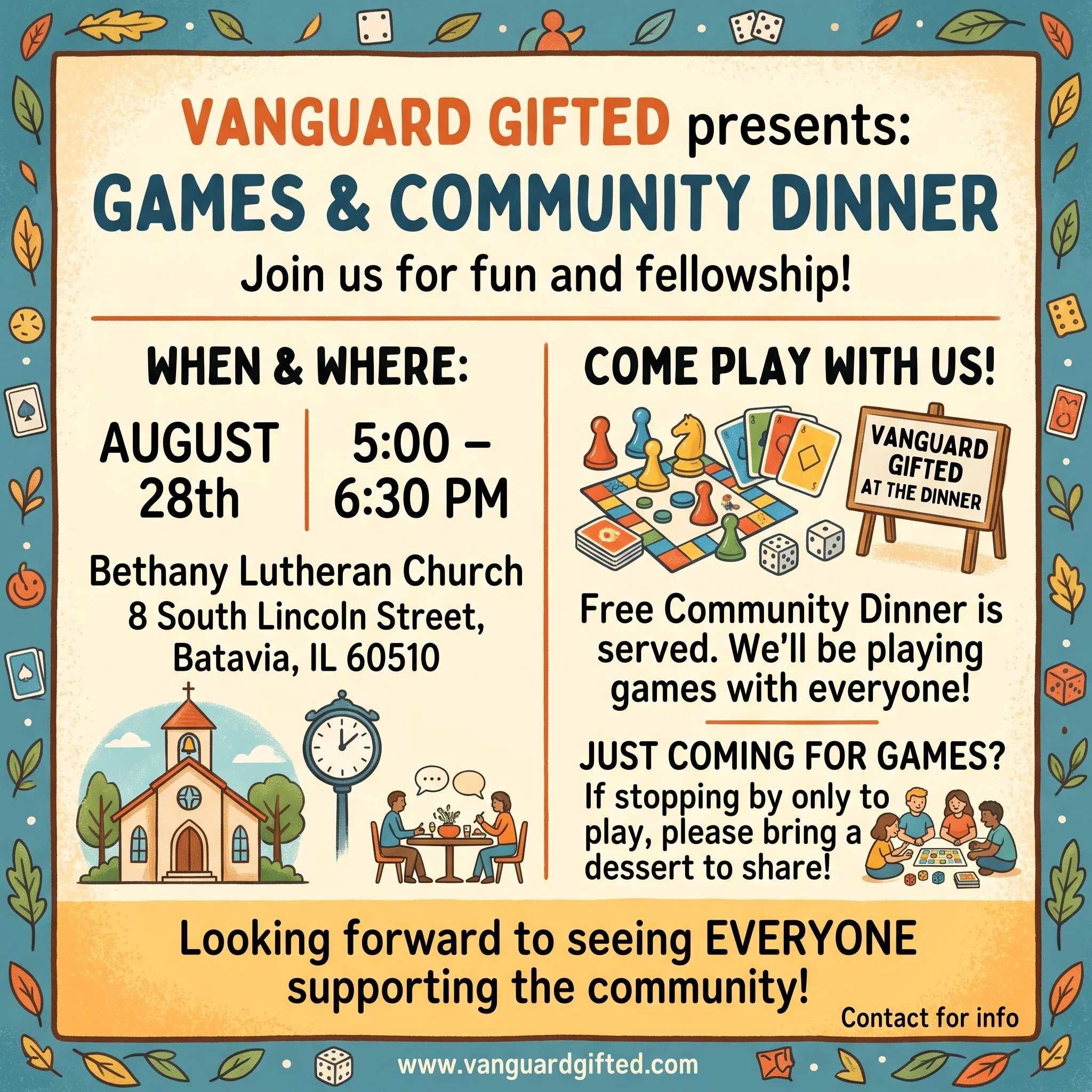 Mini-Math Festival at the Community Dinner