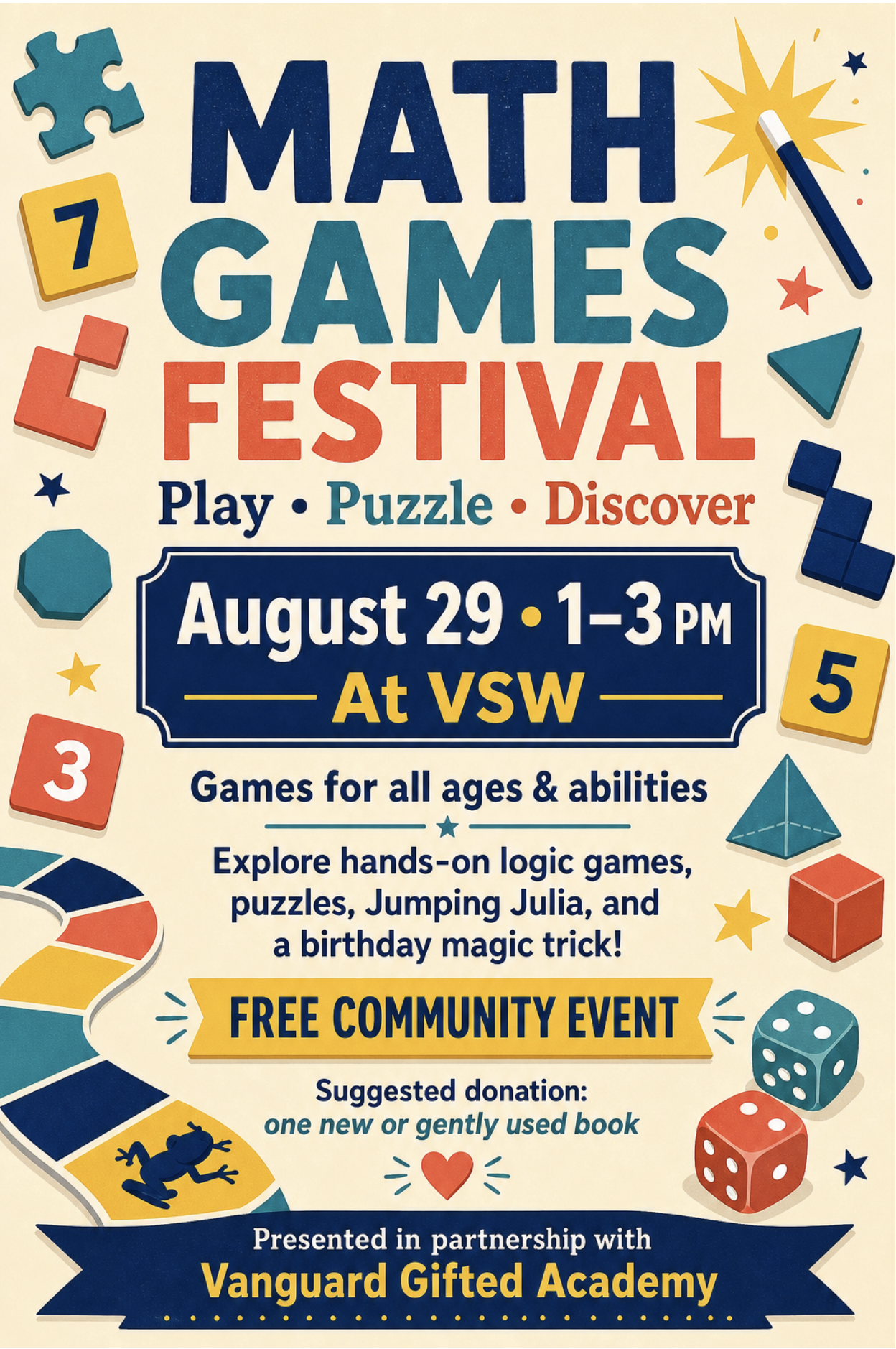 Math Games Festival: Play • Puzzle • Discover