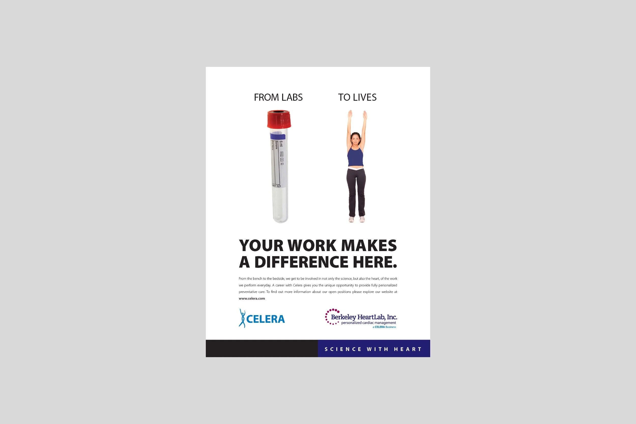 Celera + Berkeley Heart Lab Recruitment Campaign