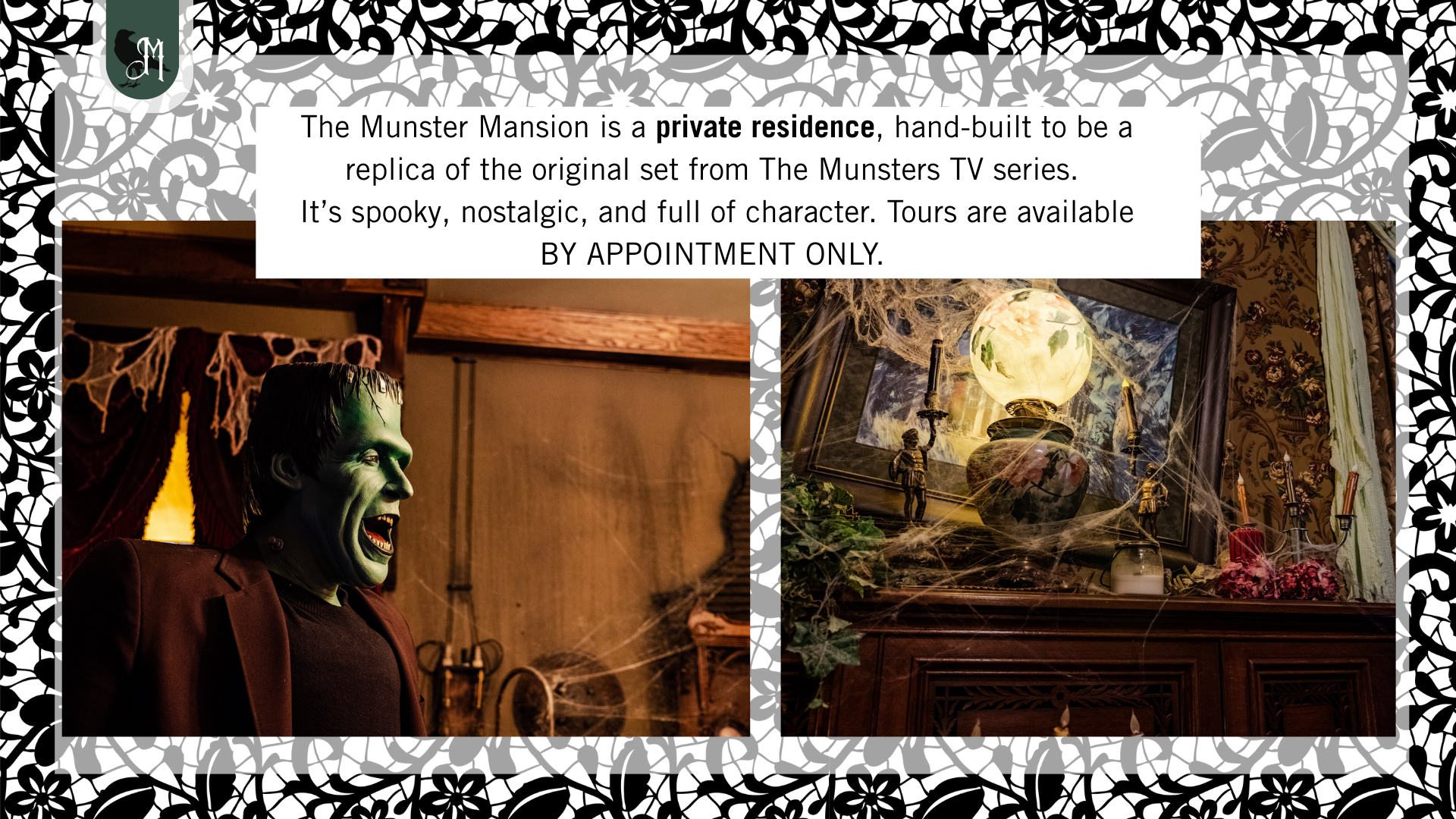 munster mansion tv show tour