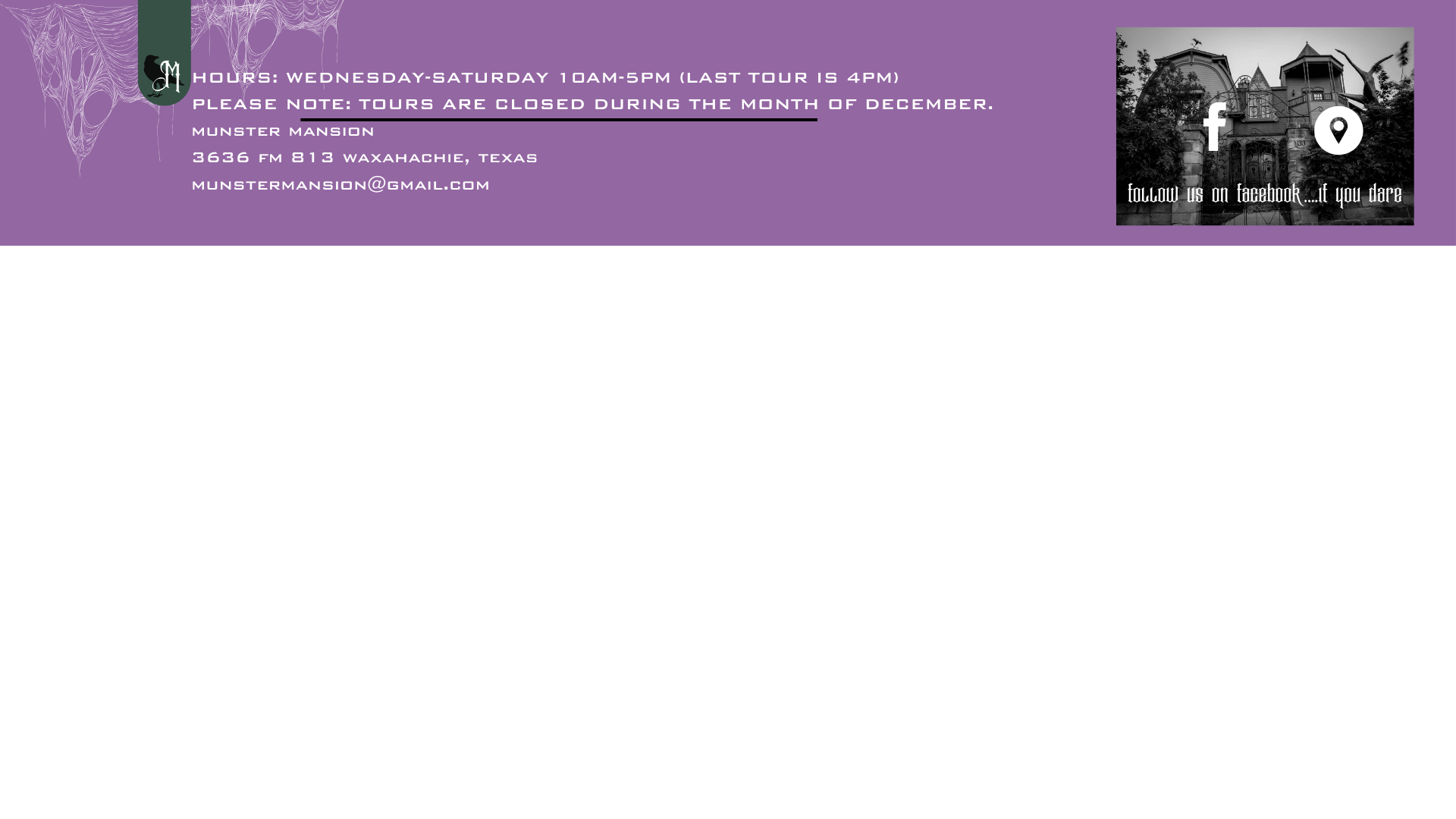 Munster Mansion Hours