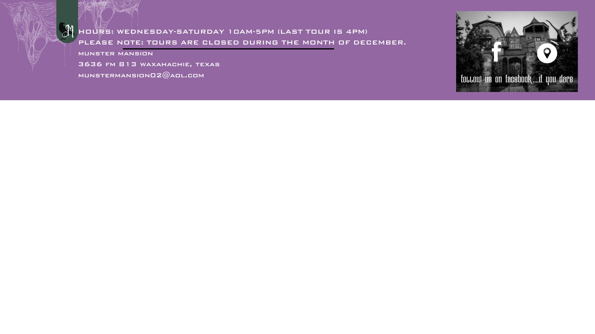 Contact Munster Mansion