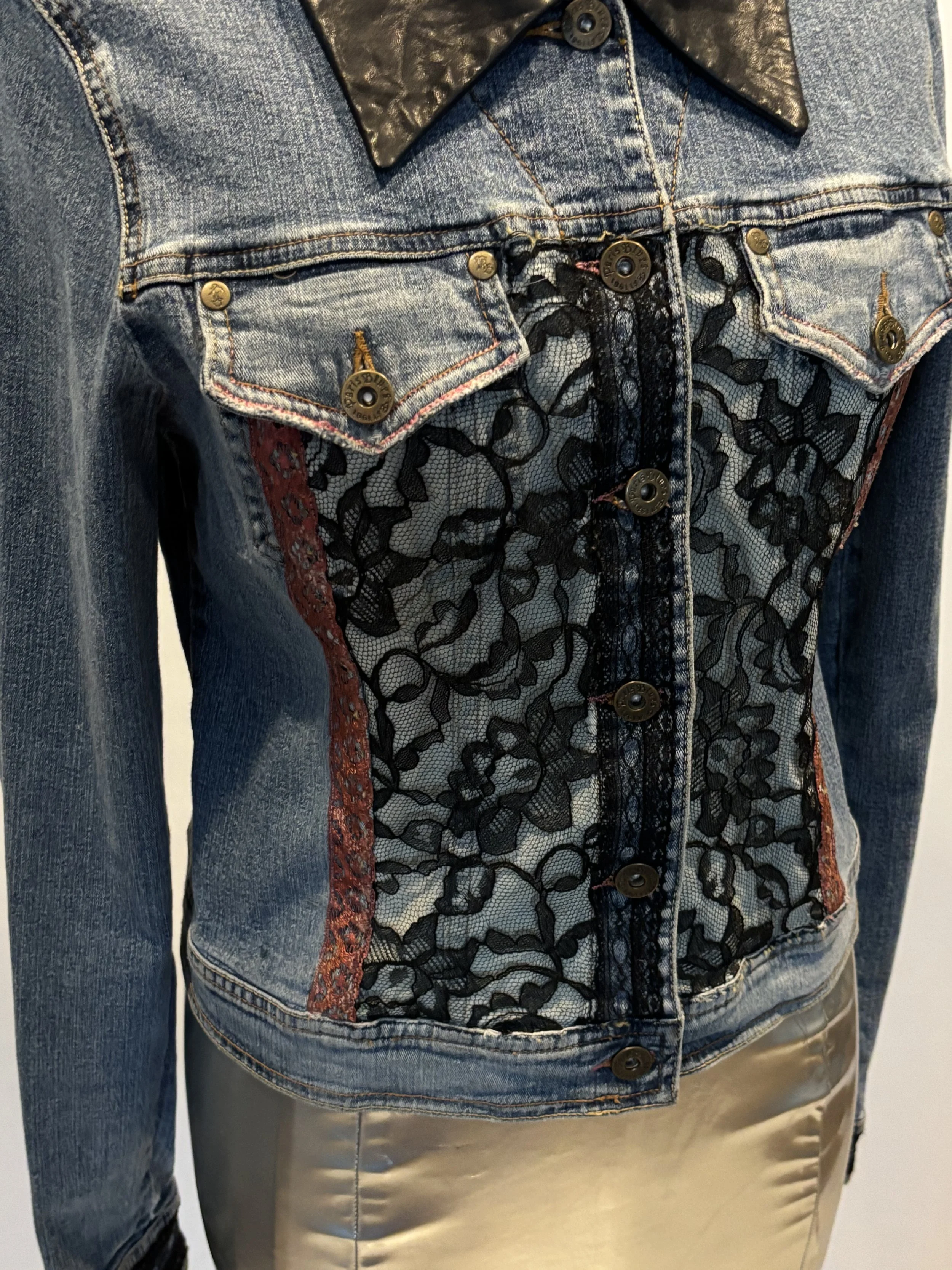 “Fiesta” designer denim jacket for women