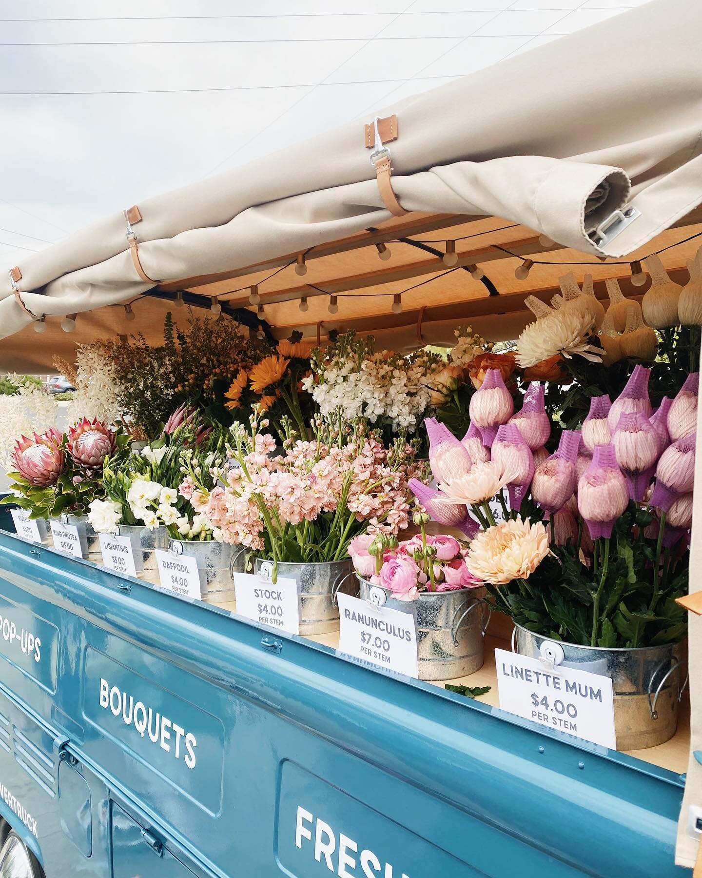 We&rsquo;re back at the @sanramonfarmersmarket from 9-1 today! Poppy is poppin&rsquo; with all the pretty blooms today!