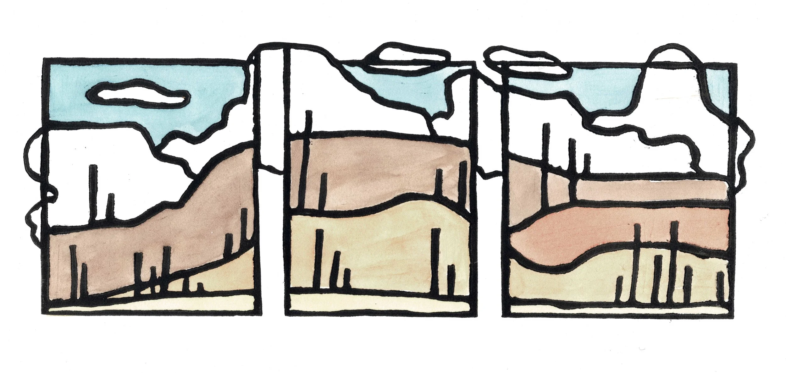 3 Panel Landscape