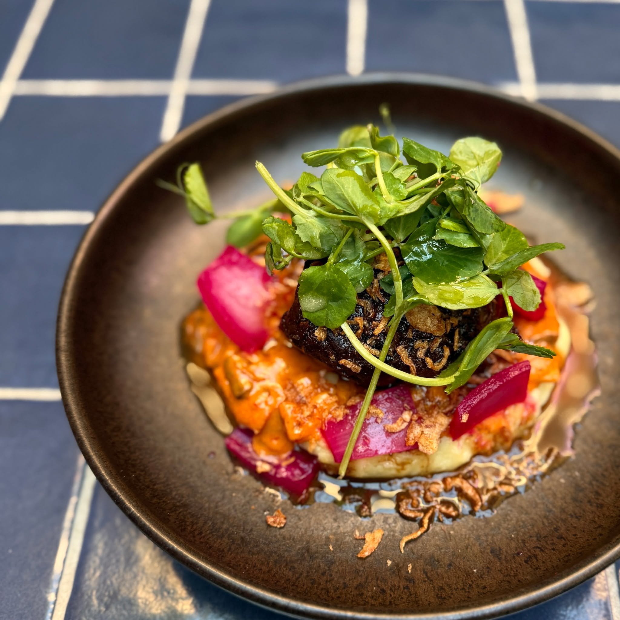 Our new winter menu is here, packed with hearty, comforting dishes made to warm you from the inside out.

Why not try something new tonight? We think our Braised Beef Cheek served with creamy mash, bacon and mushroom stroganoff, crispy shallots, and 