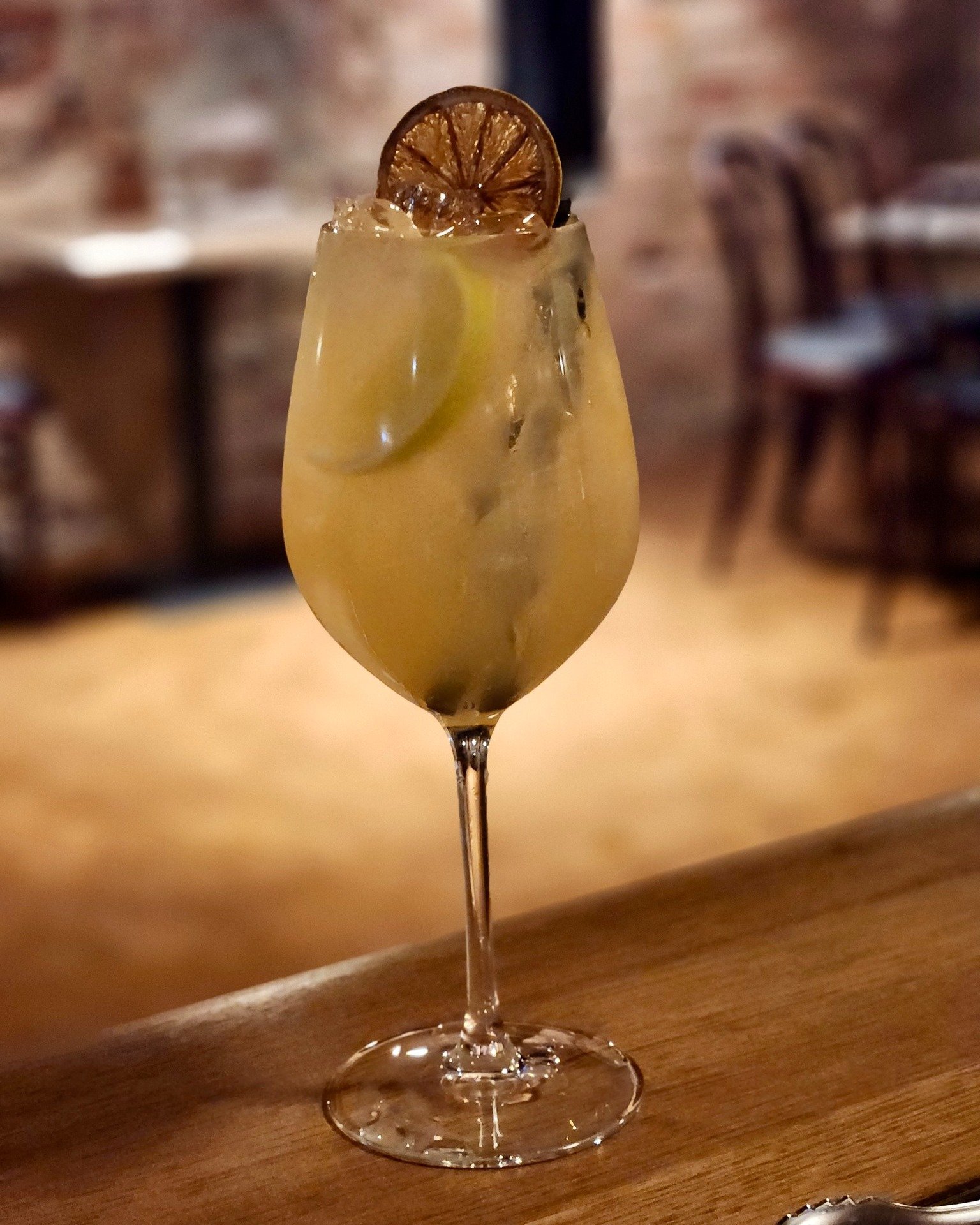 Feeling the winter chill? Warm up from the inside out with our new Whiskey Spritz: Jameson, ginger beer, apple and lime!