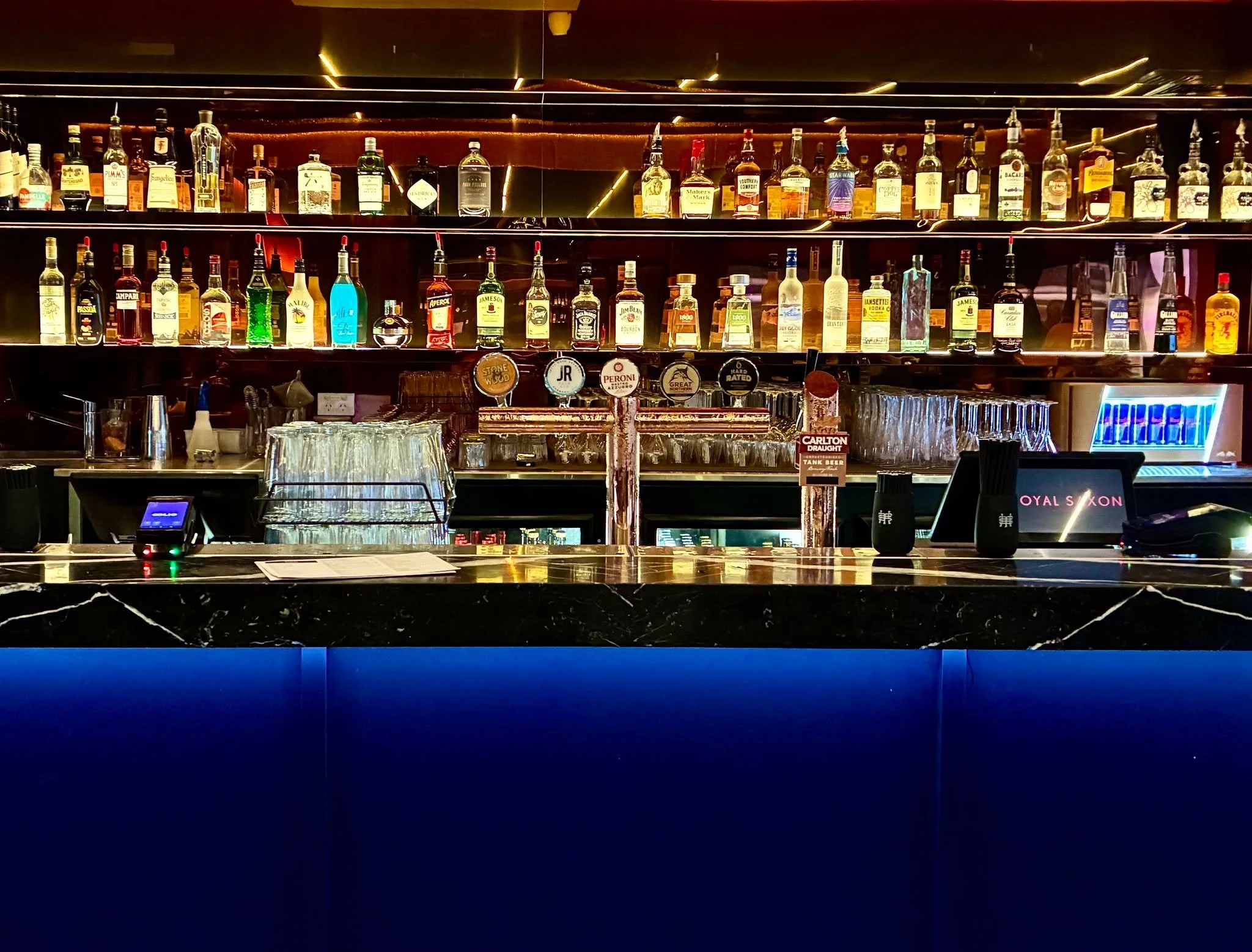 Upstairs comes alive on Friday and Saturday nights. 

Step straight from the bar to the dance floor with your favourite Royal Saxon cocktail in hand - the perfect way to spend your weekend.