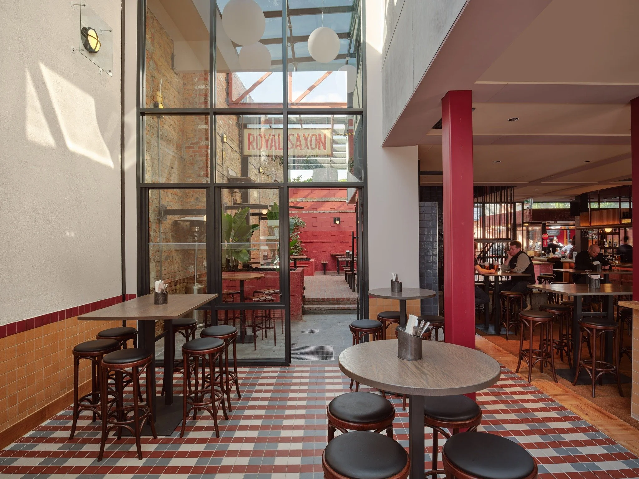 We're racing towards the end of the year, and if you haven't already done so, it's time to get your crew together and say cheers to the year that's been!

The Corner at Royal Saxon is a social space designed just for this kind of occasion - it's live