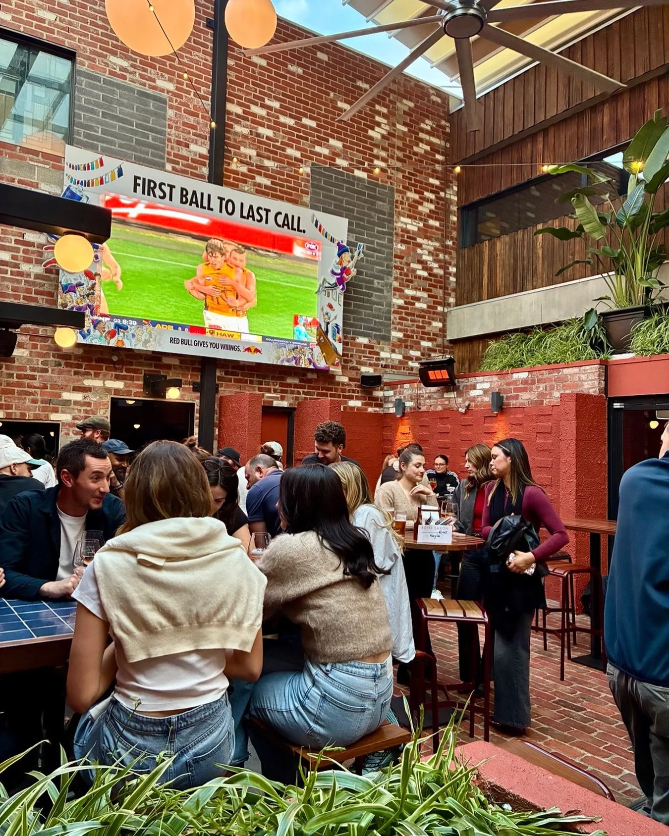Are you ready for Gather Round?

A huge weekend of footy kicks off this Thursday, and with every game played interstate, you&rsquo;ll want a prime viewing spot in front of our big screens. Lock in a courtyard table and get front-row seats to our 3 me