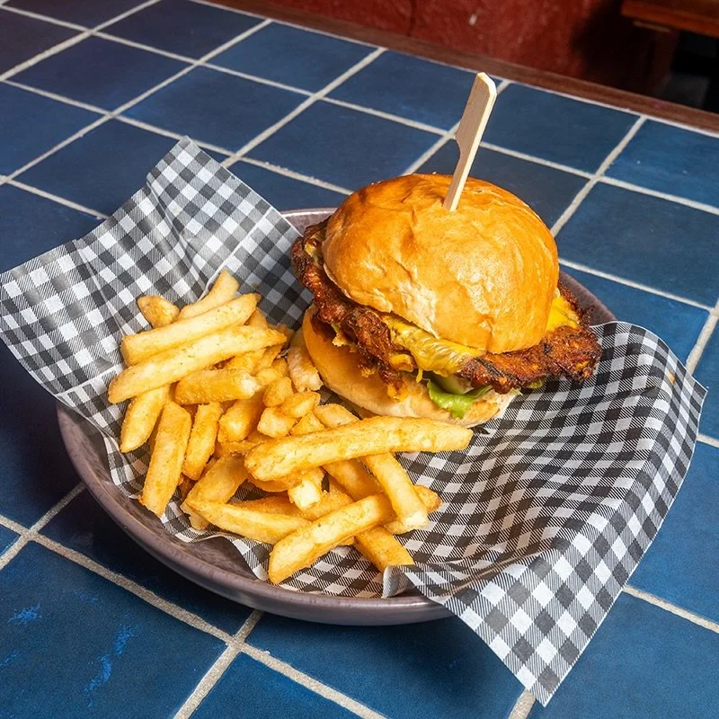 Mondays at Royal Saxon are worth getting out for.

From 5pm, grab one of our $23 Saxon Classics like our much-loved Veggie Burger, stacked with a handmade corn and zucchini fritter, onion relish, cos, tomato and truffle aioli on a milk bun with beer 