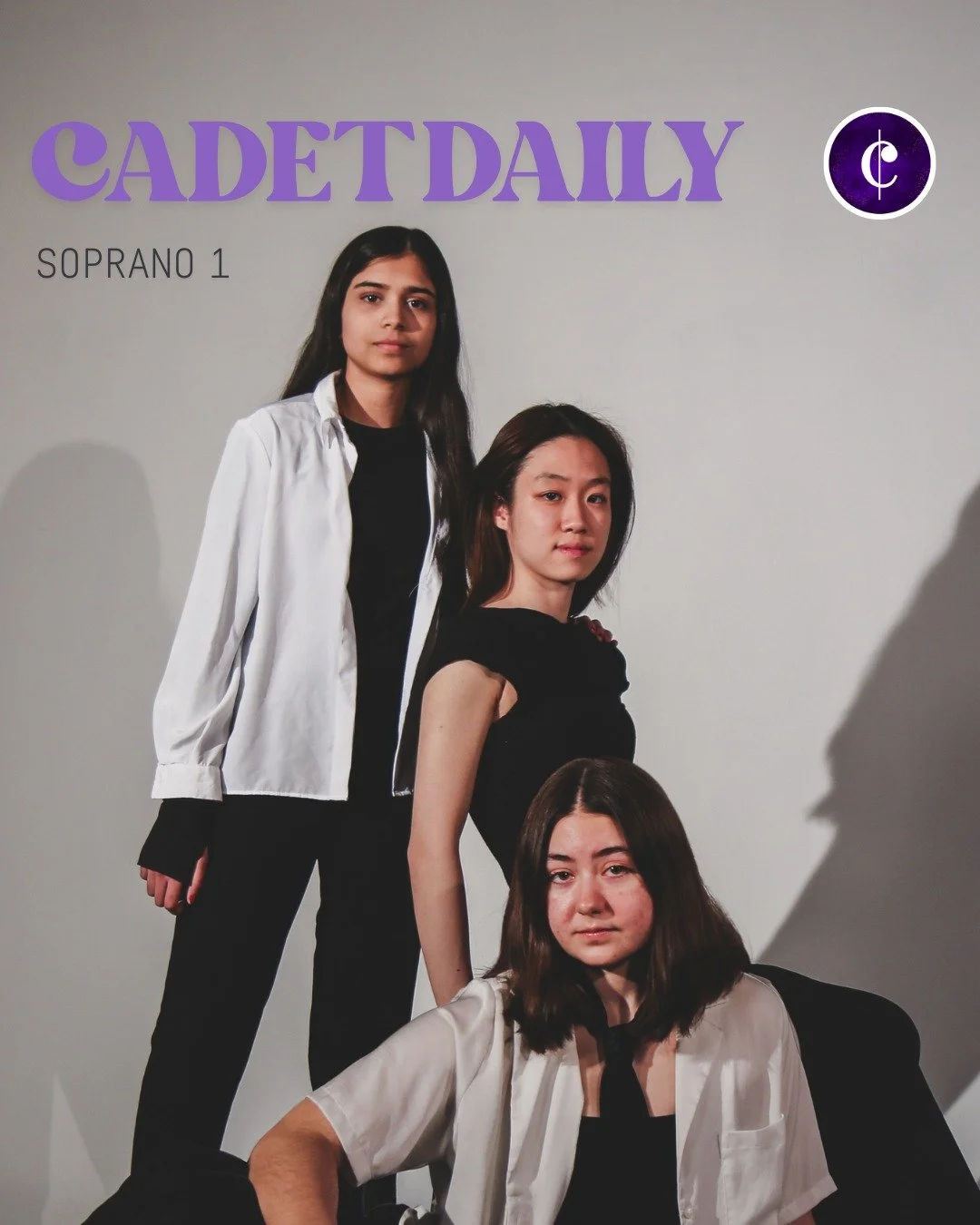 Introducing Cadenza&rsquo;s Soprano 1&rsquo;s. Featuring active members: Sruthi Kotlo &lsquo;27, Leah Beach &lsquo;26, and graduated member Crystal Huang &lsquo;25.