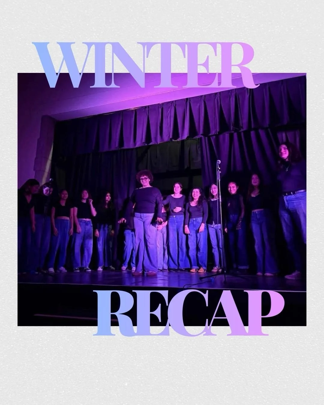 Wrapped up Winter Quarter on a high note! From opening for @offoffcampus to performing Singing Valentines all over campus, delicious brunches, and fun rehearsal, we've had an amazing time! More to come next Quarter! 💜