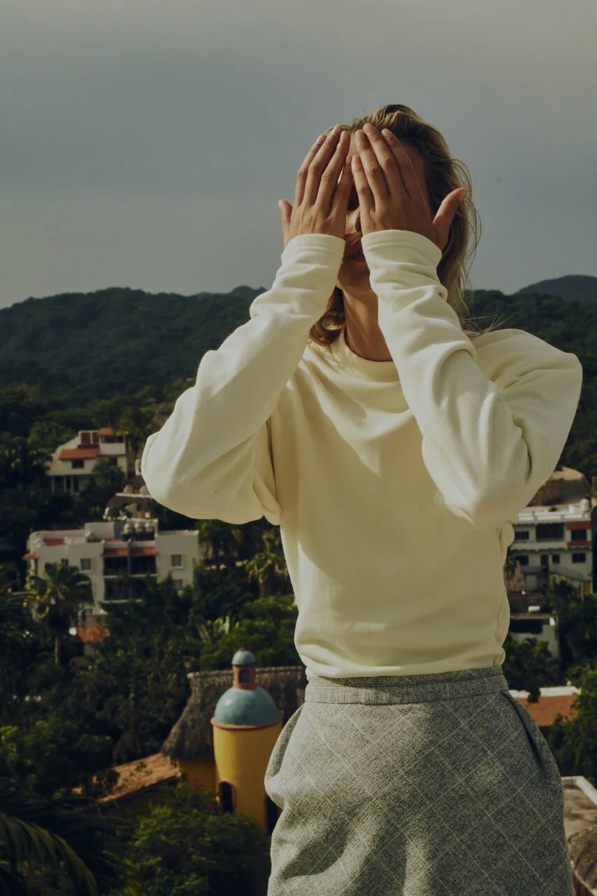   Photographer > Georges Antoni     Styling > Sarah Starkey     Makeup / Hair > Noni Smith     Model > Mariina Keskitalo      