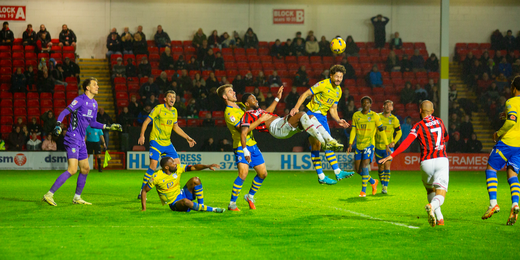 Heading the ball away