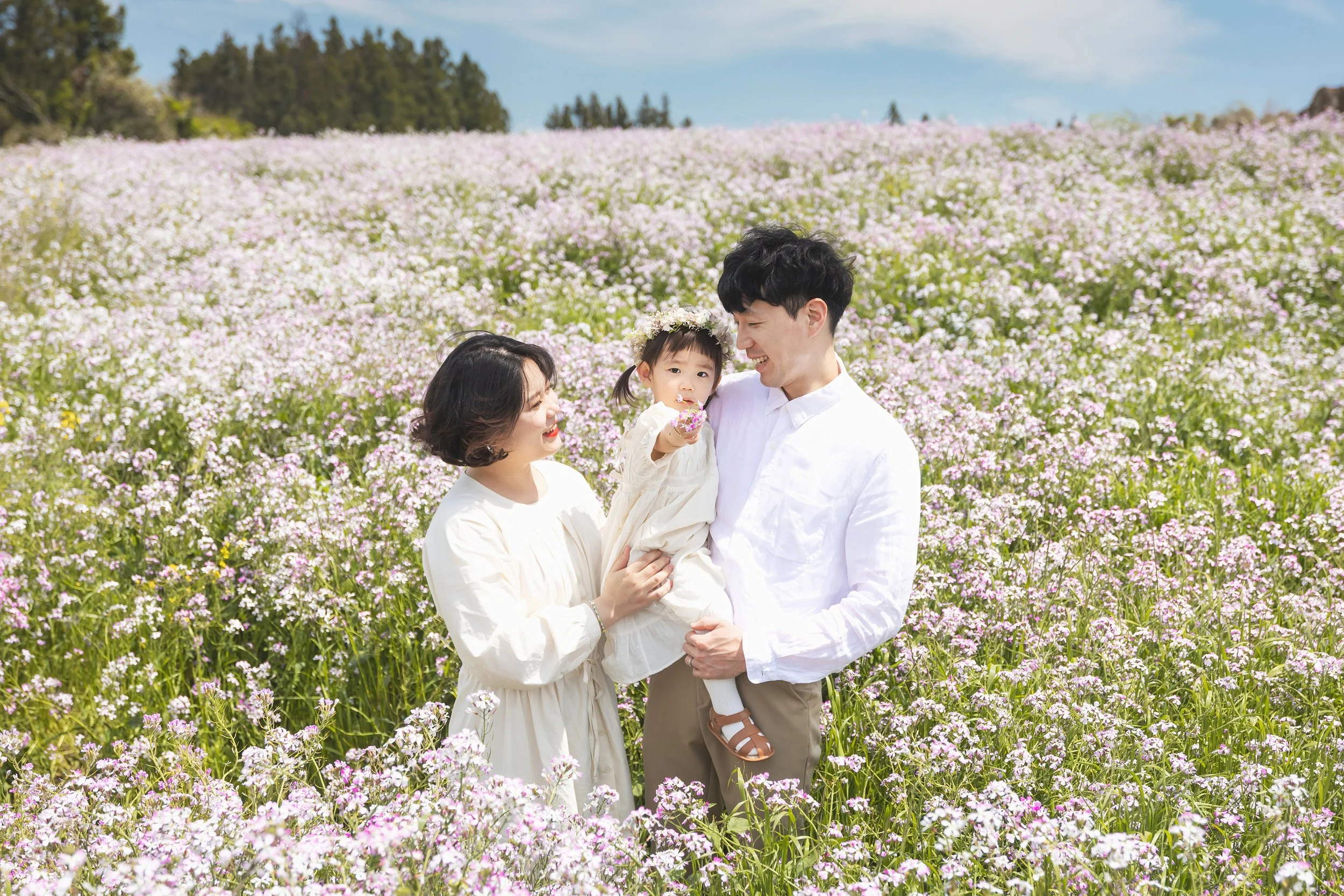 무꽃이 이렇게 예쁘답니다~