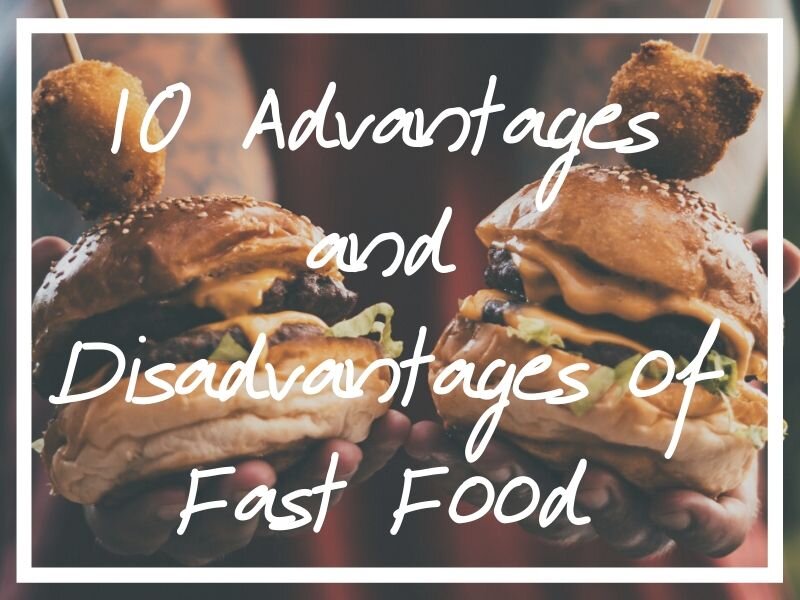 what are the disadvantages of fast food