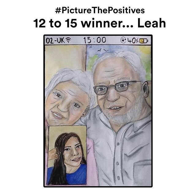 Congratulations Leah!

Judges comment: &lsquo;Leah&rsquo;s picture represents the message of well-being, and the importance of keeping connected to elderly loved ones&rsquo; 
#PictureThePositives 12 to 15 winner!

#elderlysupport #checkinonyourfriend