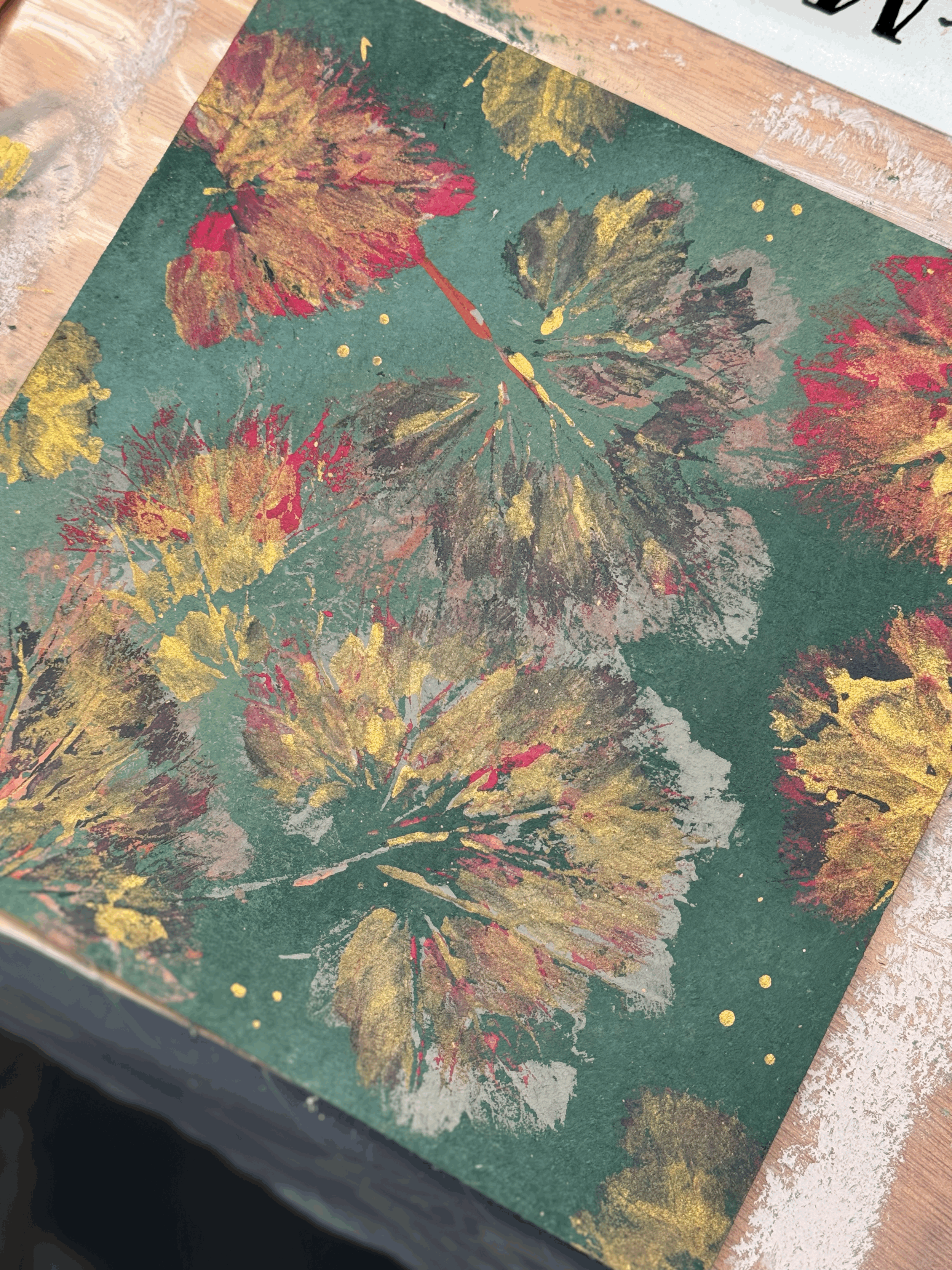 Leaf Printing Workshop