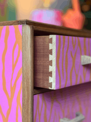 pink zebra dresser Zebra Print and Pink Decor Ideas
