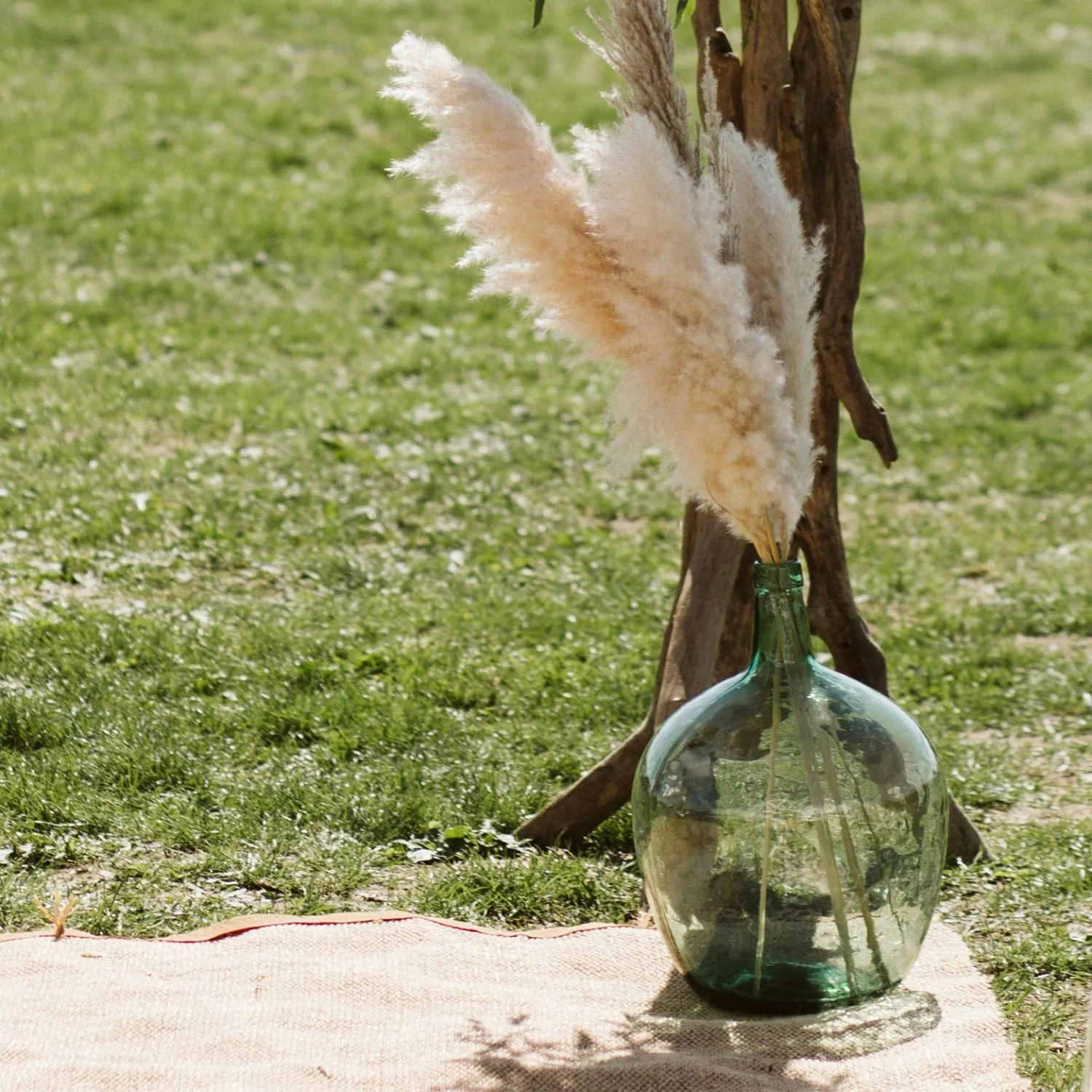 Boho Green Vases