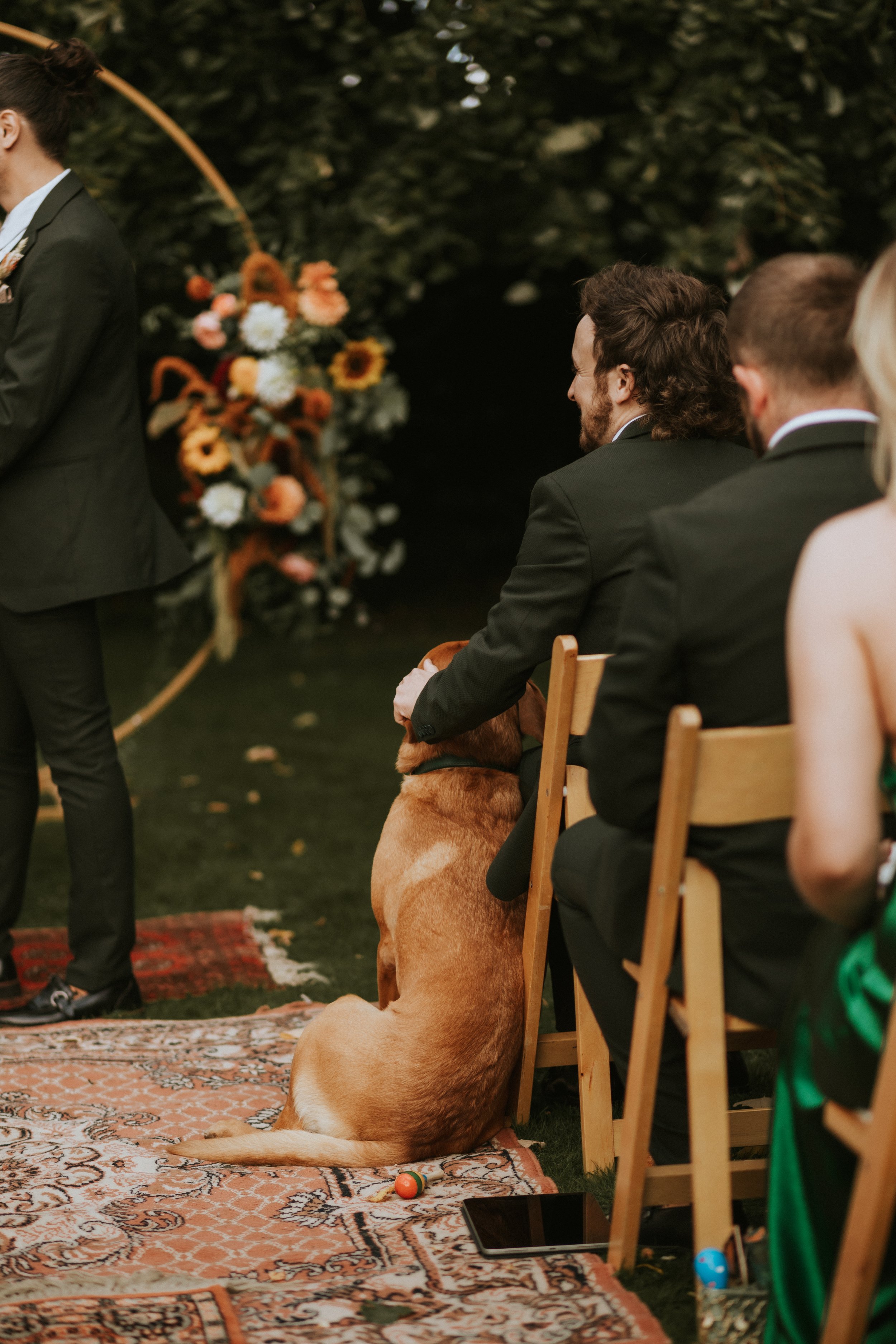 Tipi wedding ceremony