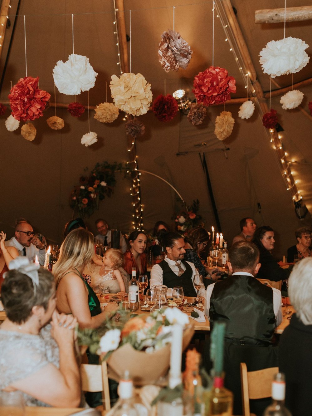 Dia tipi wedding decor