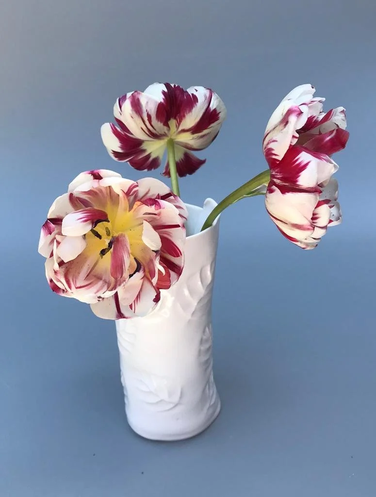 Medium White Porcelain Leaf Vase £45