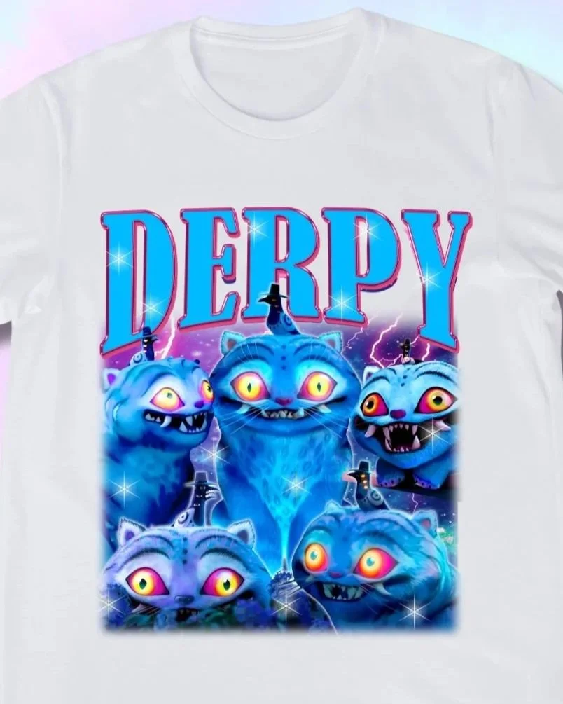 ADULT - Lil blue cat T
