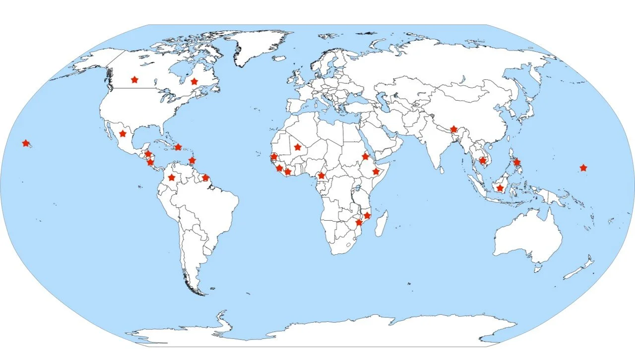Map of Research Sites