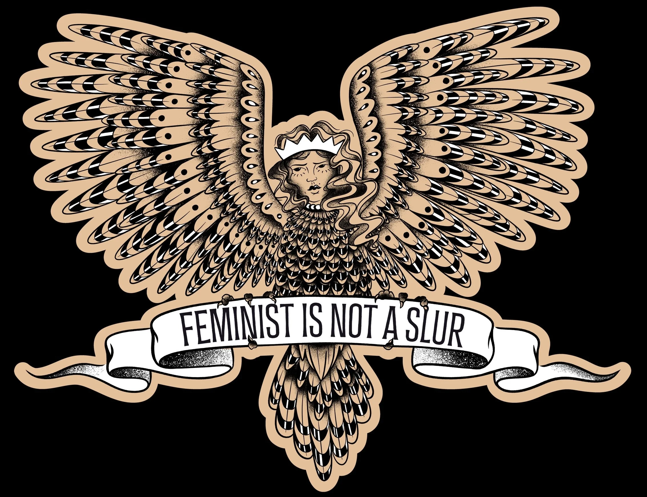 Got to design a sick Harpy for @morethanjustatee ! Very fun and cool, go pick up a shirt - it&rsquo;s for a good cause! Harpies forever x