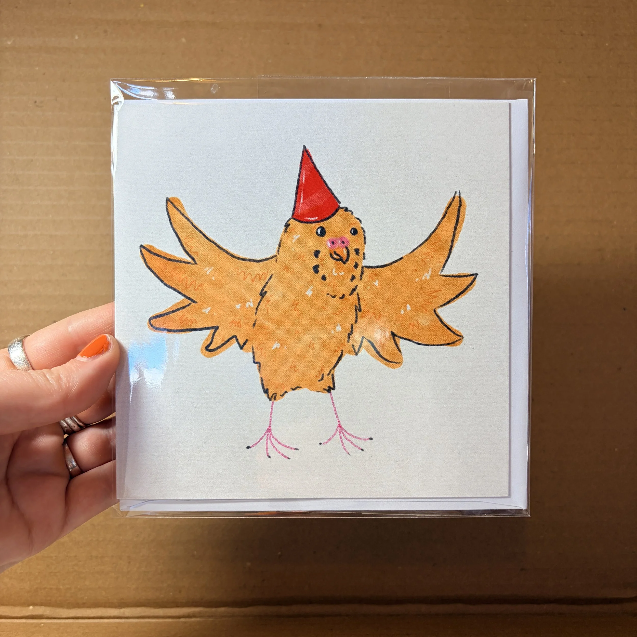 Party budgie!